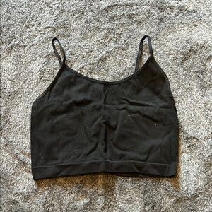 Wild Fable Black Crop Top